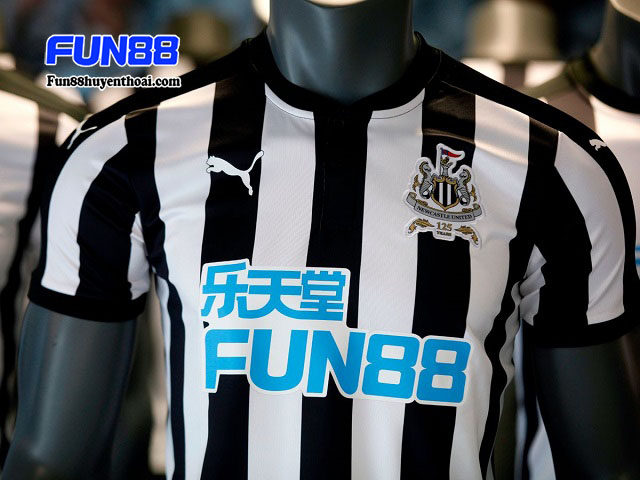 Fun88 tài trợ áo thi đấu chính thức cho Newcastle